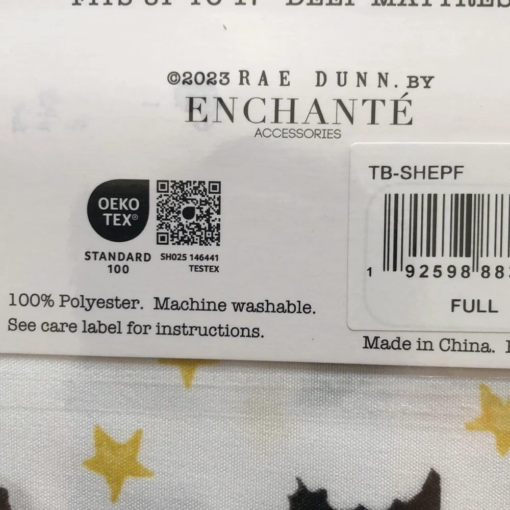 Rae Dunn SPOOKY Halloween Full Sheet Set